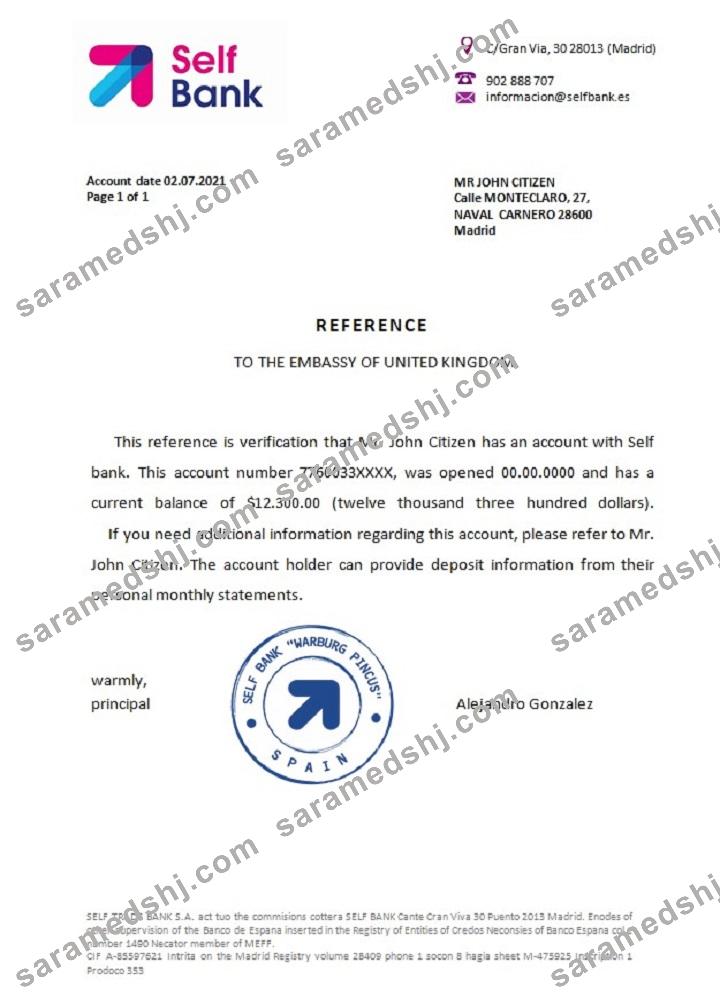 Spain_Self bank_reference